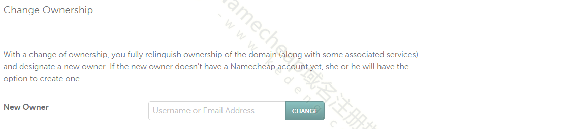 Namecheap 帐户面板功能介绍