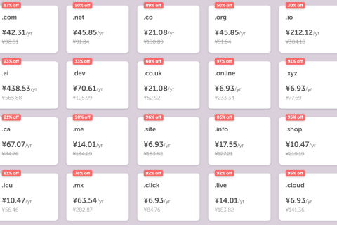 Namecheap低价促销