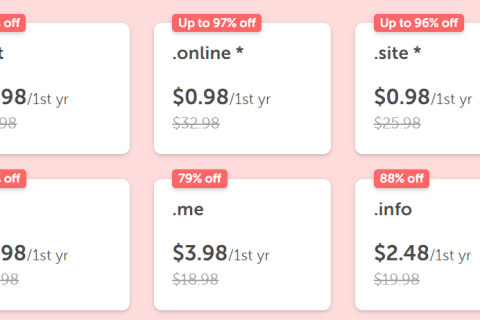 Namecheap推出Solopreneur限时促销