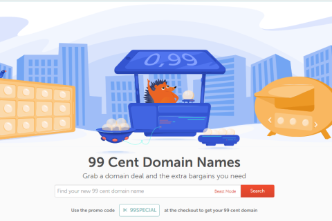 Namecheap 99美分域名上新