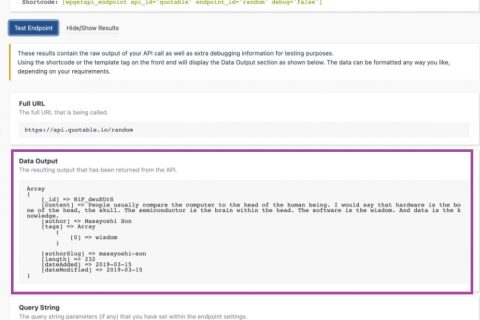 设置WordPress API