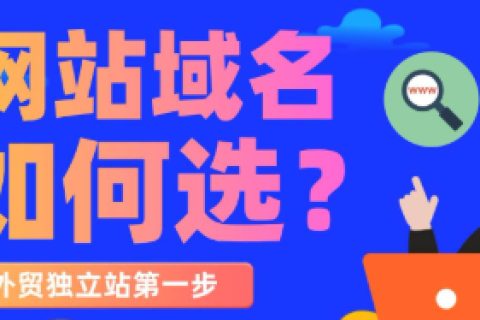 外贸网站域名选择