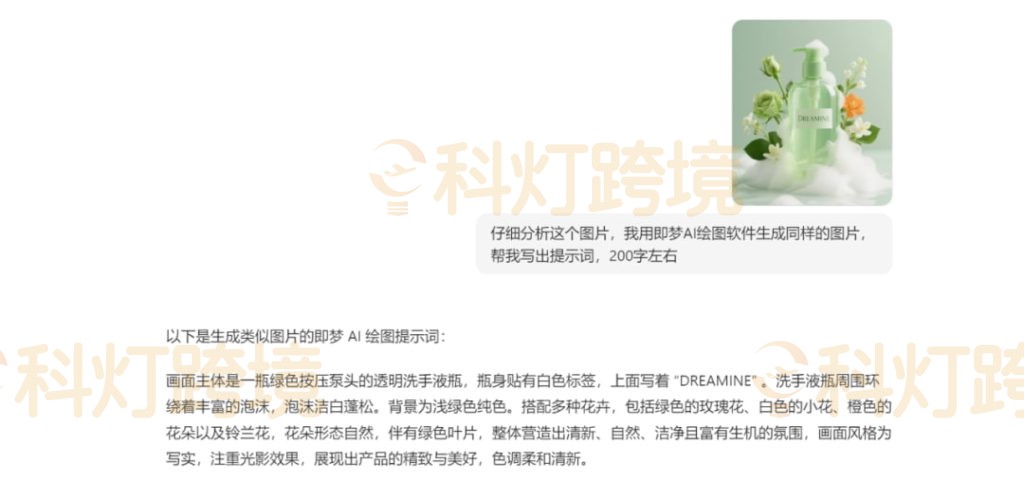 让豆包给出跨境电商产品图提示词