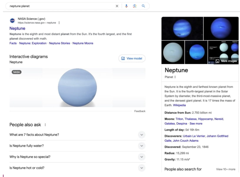 海王星谷歌serp