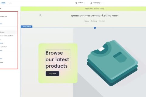 Shopify 主题编辑器
