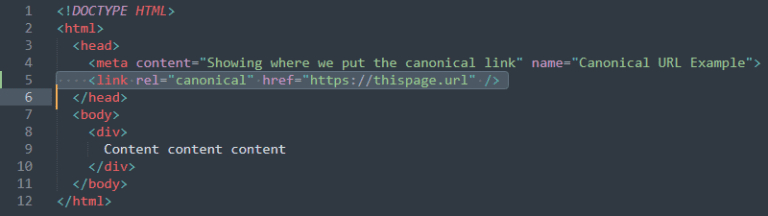 HTML head 部分