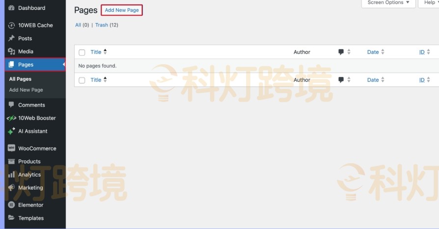 单击 Add New