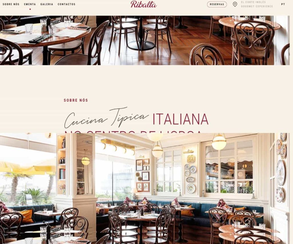 单页网站建设案例Ribalta