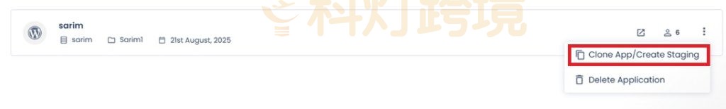 点击选定应用旁边的3个竖直点