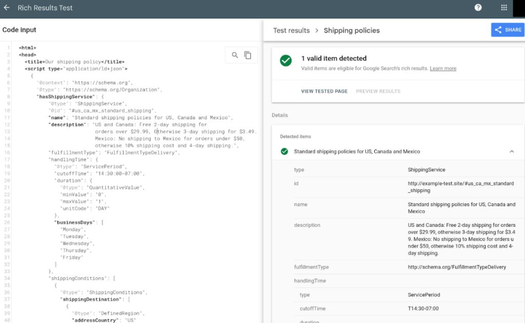 运输结构化数据测试