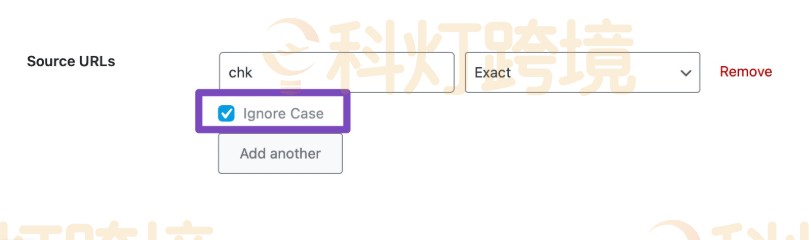 URL大小写的勾选