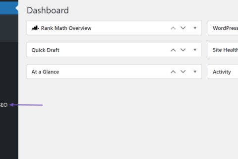 点击Rank Math SEO