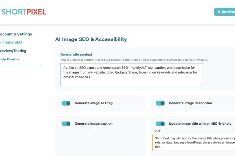 ShortPixel AI图片Alt文本生成工具