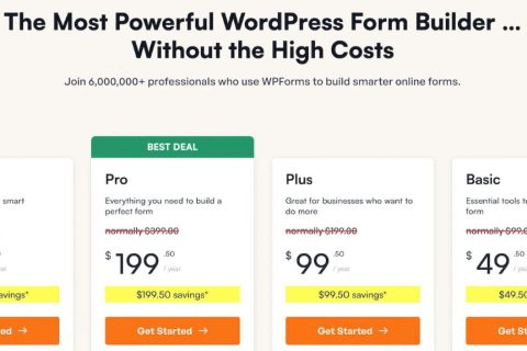 WPForms插件价格