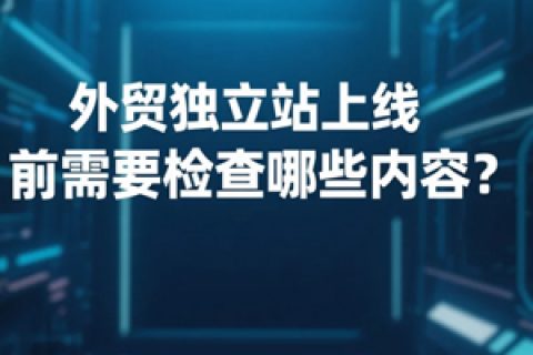 外贸独立站